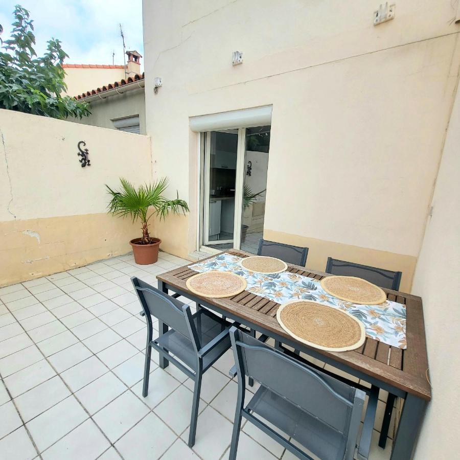 Bel Appartement Avec Jardin De 30M2 , Climatise Avec Parking Et Arrivee Autonome Cabestany Εξωτερικό φωτογραφία