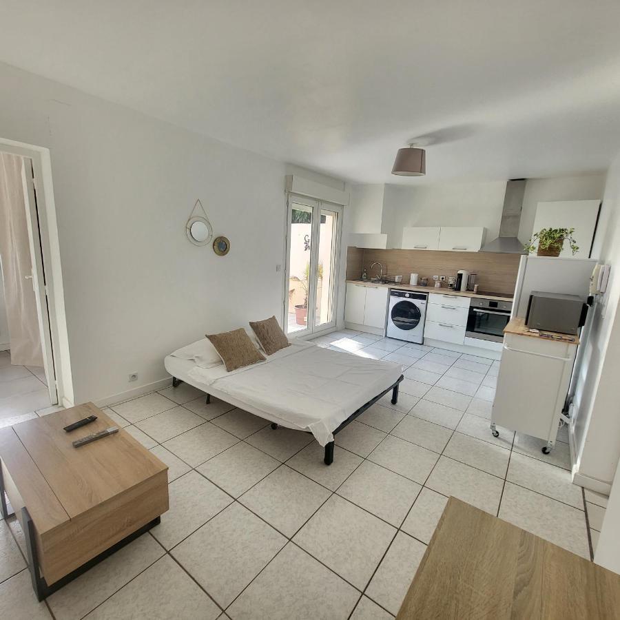 Bel Appartement Avec Jardin De 30M2 , Climatise Avec Parking Et Arrivee Autonome Cabestany Εξωτερικό φωτογραφία