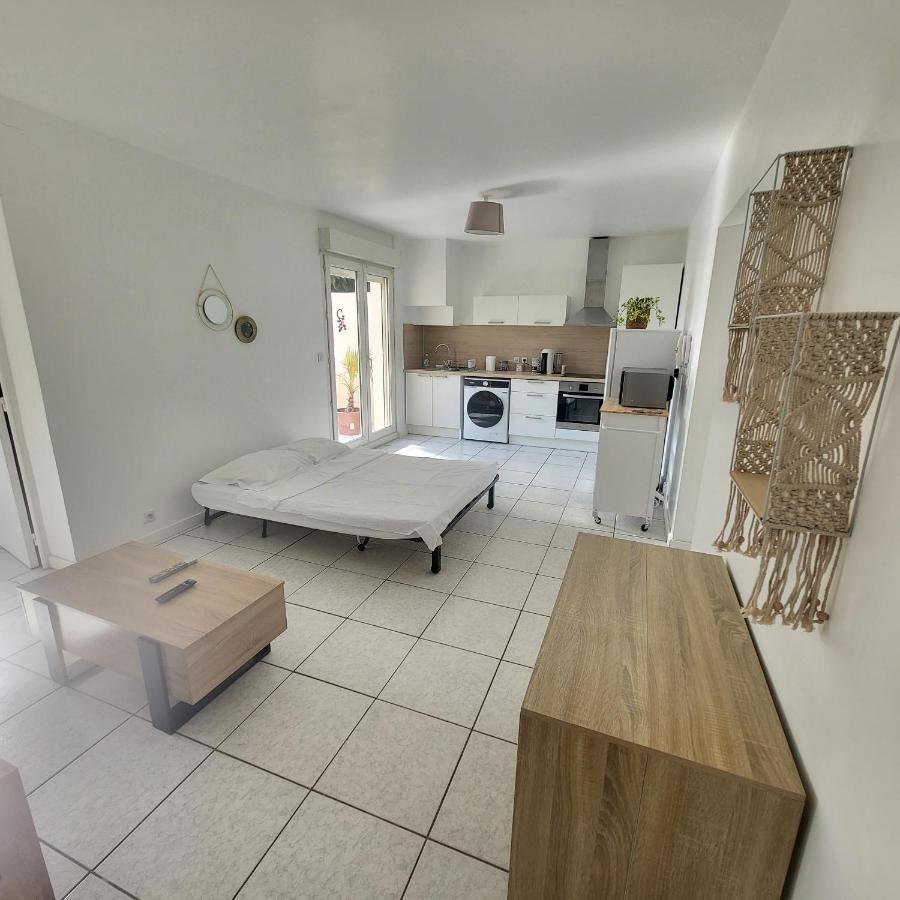 Bel Appartement Avec Jardin De 30M2 , Climatise Avec Parking Et Arrivee Autonome Cabestany Εξωτερικό φωτογραφία